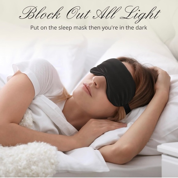 BOKOR Silk Sleep Mask - 100% Mulberry Silk Luxury Eye Cover - Picture 7 of 7
